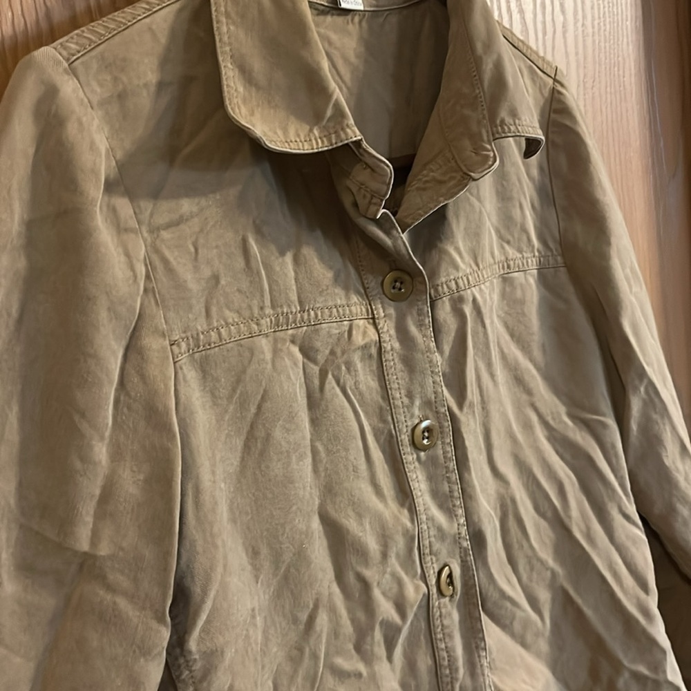 Pendleton Petite Tan‎ Lightweight Button Down - image 3